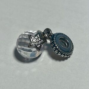 Authentic Pandora Moon And Star Dangle Charm 791392